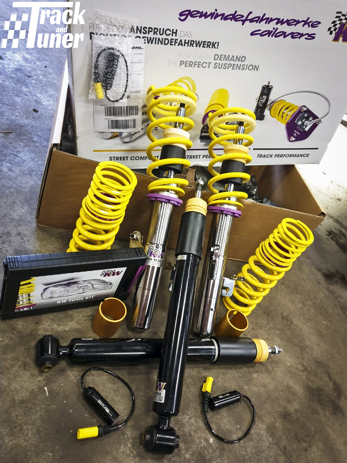 Installing a KW V2 kit on a BMW M140i TrackandTuner