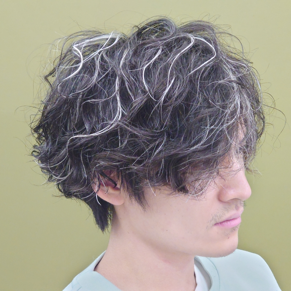 ツーブロック✕メッシュスタイル