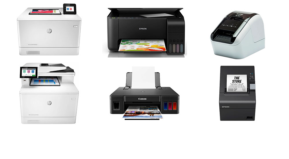 Venta de equipo de impresión. Multifuncionales e impresoras láser y de inyección de tinta, impresoras de tickets y de etiquetas, etc.