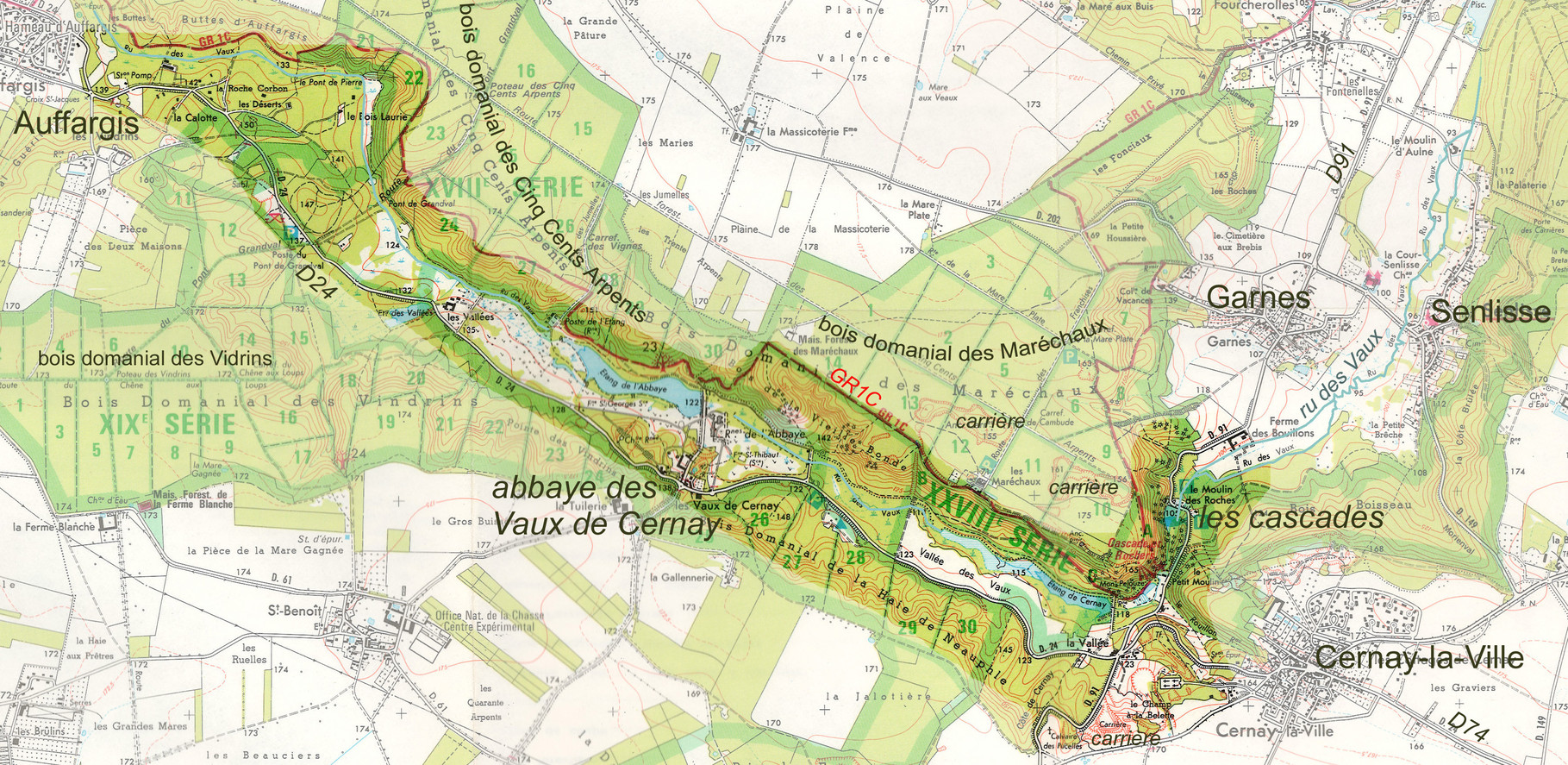 Randonnée Vaux De Cernay Et Ses Cascades Vaux de Cernay ° cascades - in-folio paysagistes