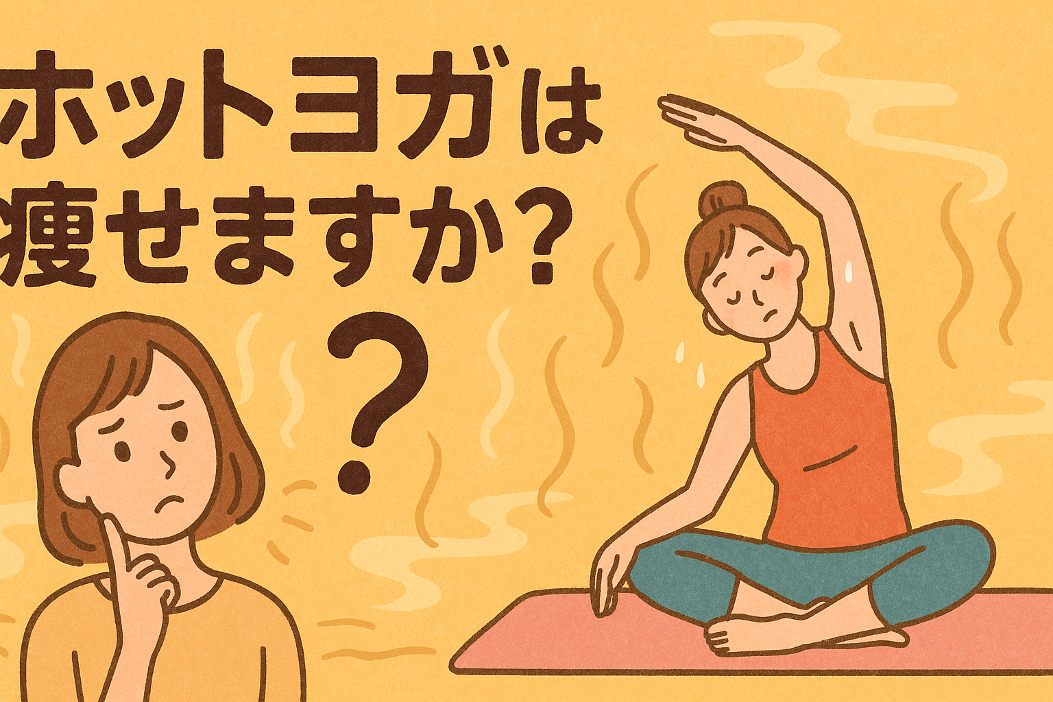 「ホットヨガは痩せますか？」