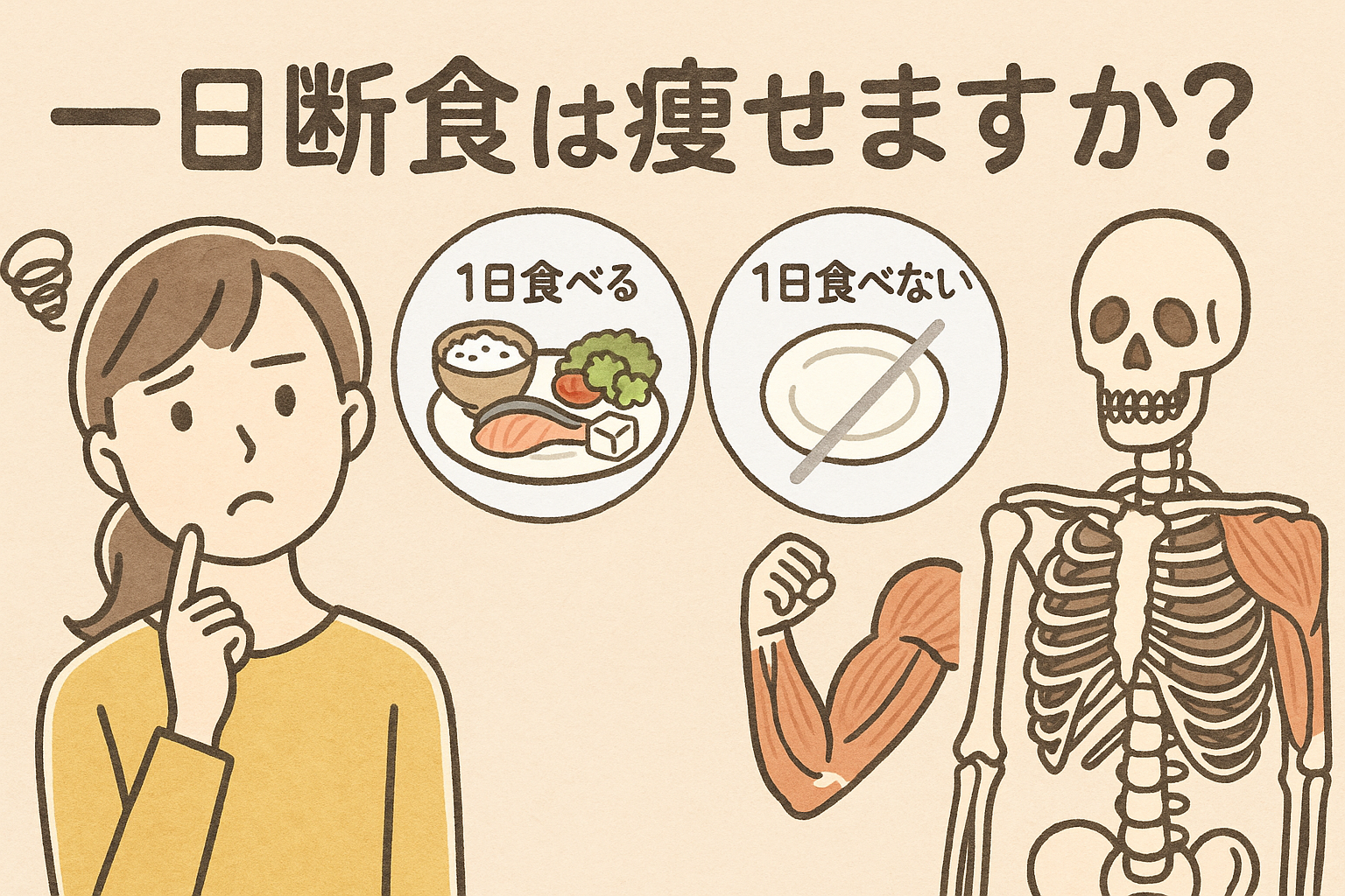 「一日断食」は痩せますか？