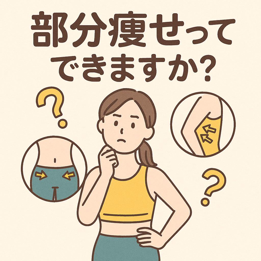 「部分痩せってできますか？」