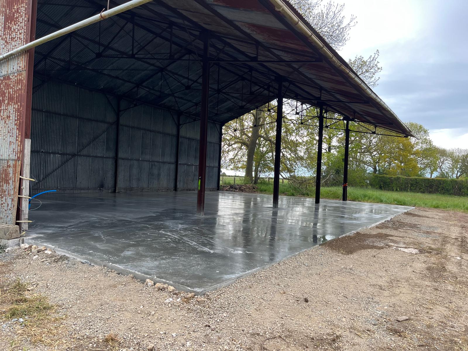 Travaux du nouveau terrain communal