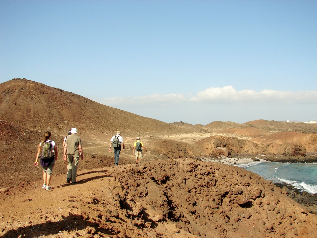 Wanderung im Naturpark auf Los Lobos