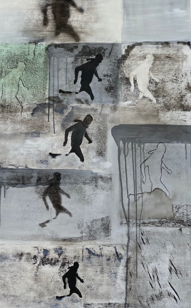 Kessel, Öl auf Leinwand, 60x100 cm; 2020