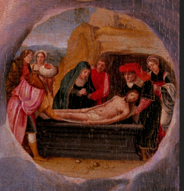 De begrafenis van Jezus door Jozef van Arimathea (christen)