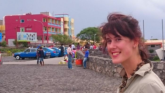 Harbour of Porto Novo and a small local market