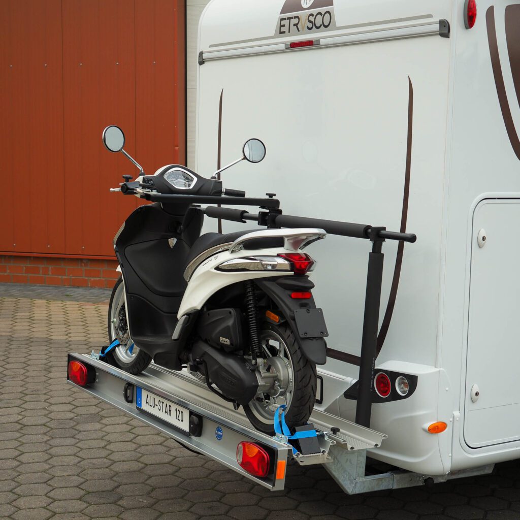 Motorradträger 120kg für Wohnmobil Italia Camper 24