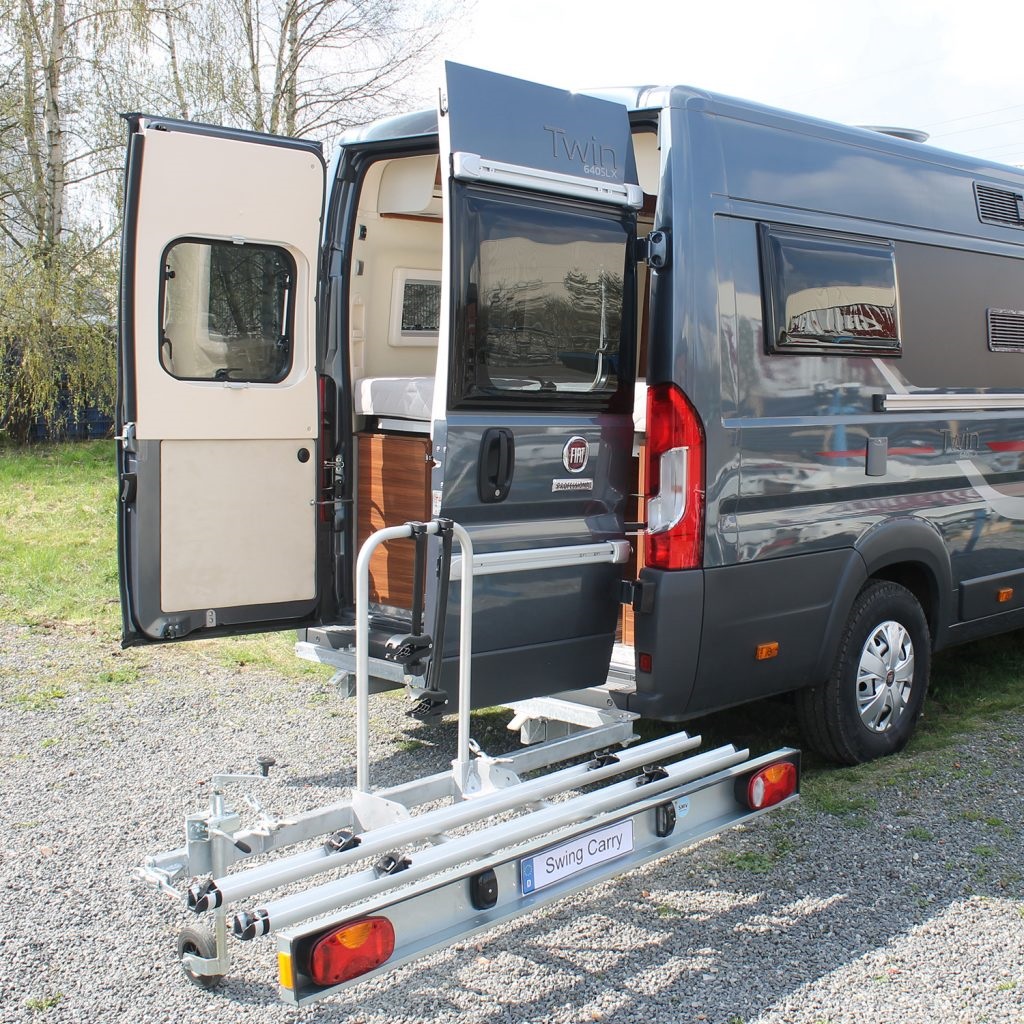 Schwenkbarer Fahrradträger für Kastenwagen Italia Camper