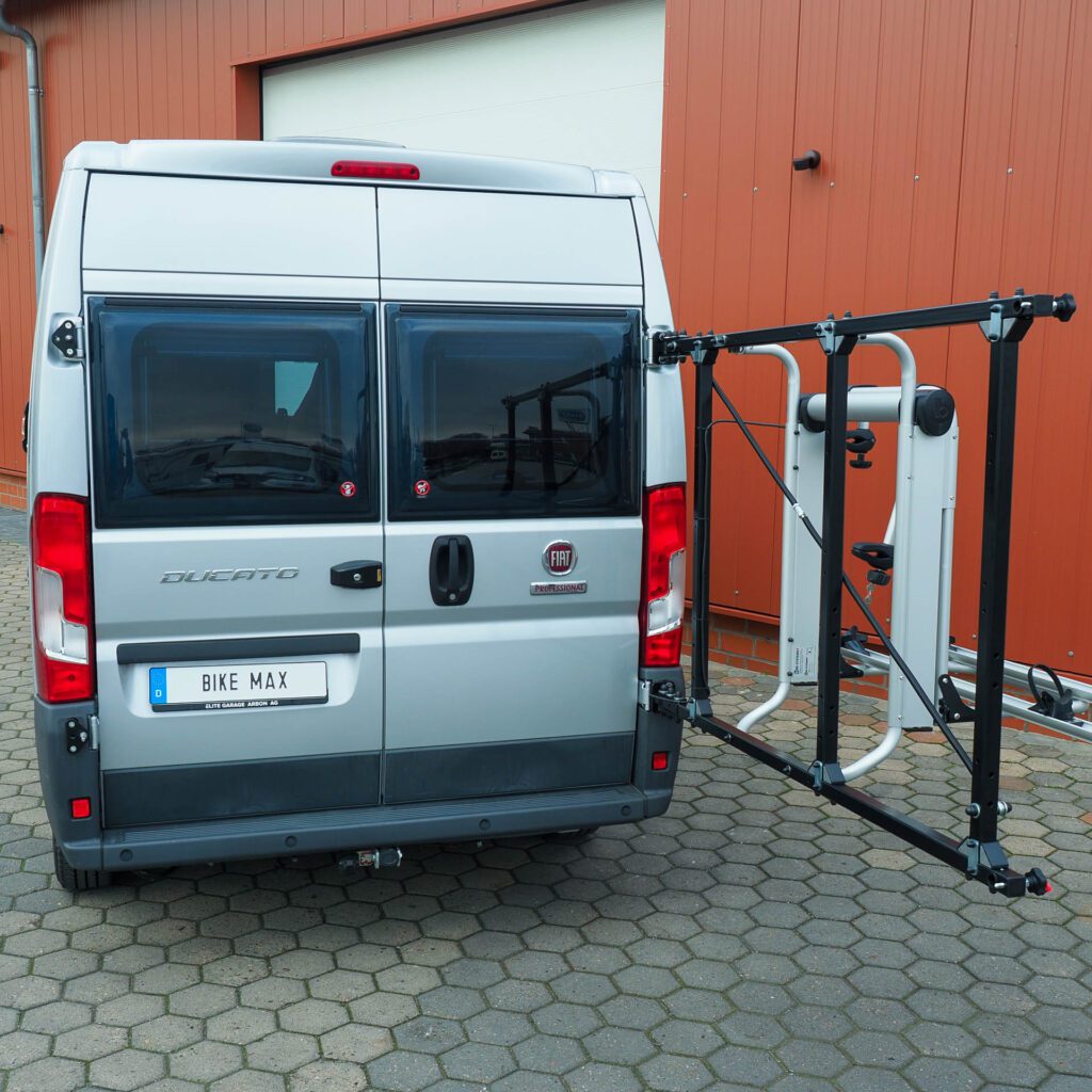 Schwenkbarer Fahrradträger für Kastenwagen Italia Camper