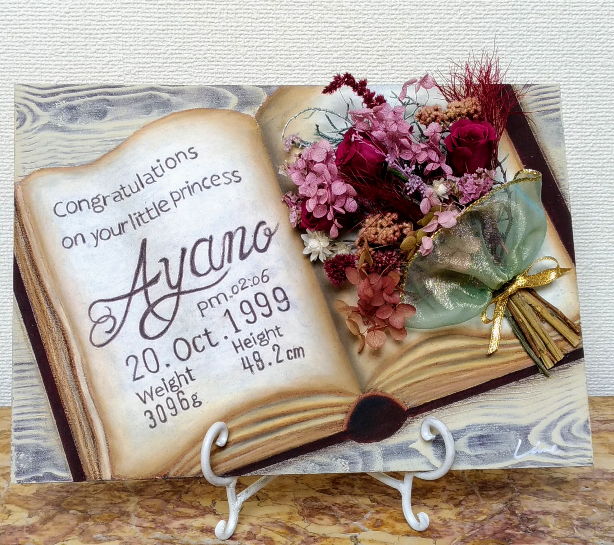 アニバーサリーボード／バースディボード - 世田谷のお花の教室