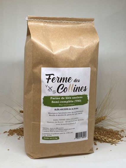 Farine complète 100% seigle 10KG