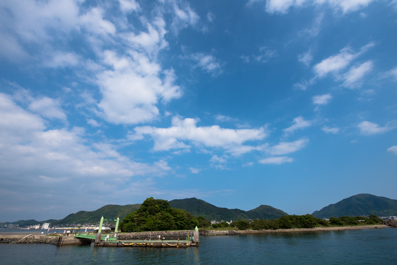 これがかの有名な巌流島です。