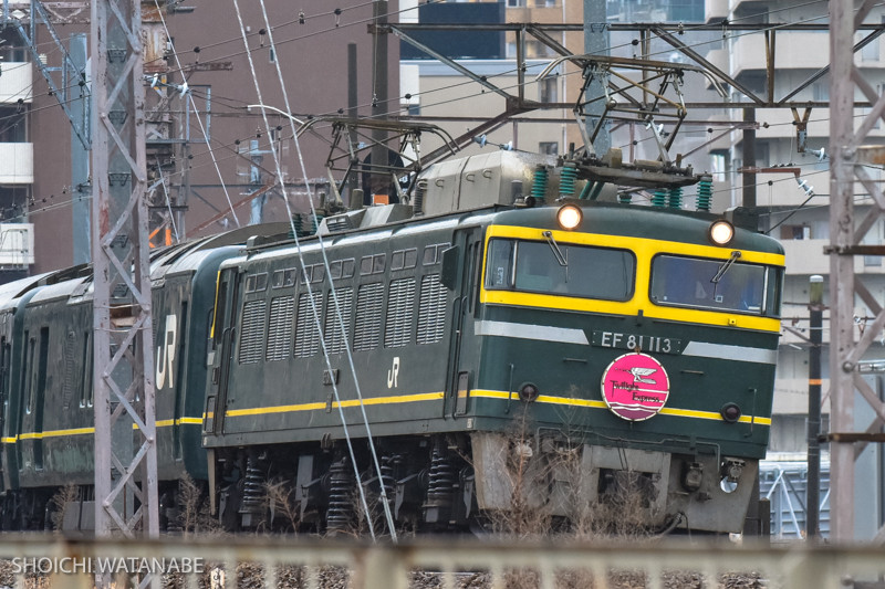 トワイライトエクスプレス 大阪駅から出発したものです。12日が最終のようです。