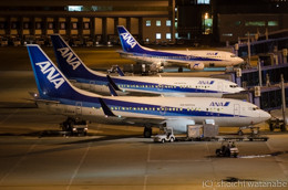 基本的に空港で前泊はしたことがなかったので夜撮りははじめてです。