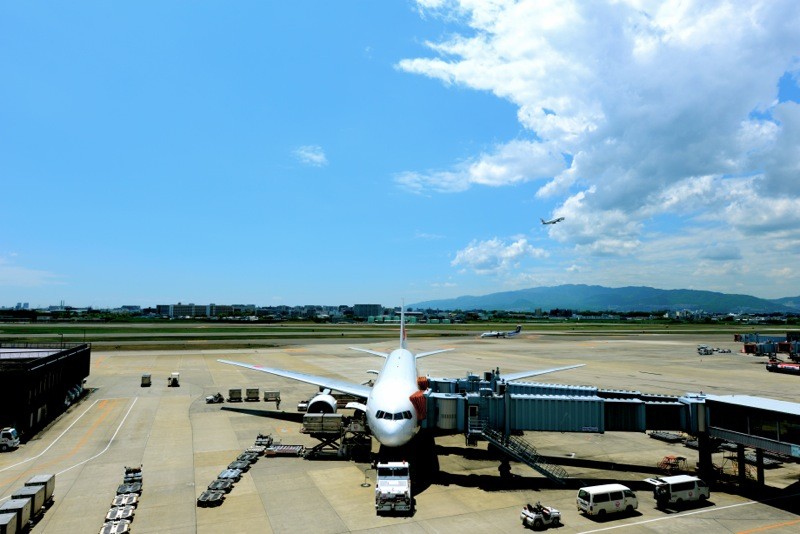 出発前には、せっかく空港に来たので飛行機撮りを楽しみました。