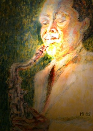 Lester Young © Heidi Reichert