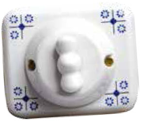 serie #linea #amica #le prolunghe #c'era una volta #porcellana #ceramica #impianto elettrico #a vista