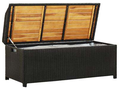 cassapanca #esterno #giardino #riponi #cuscini #polirattan