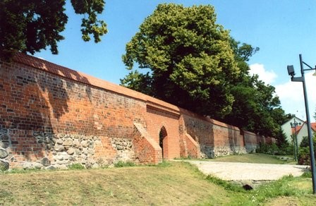 Teile der gut erhaltenen Mauer am Oberwall