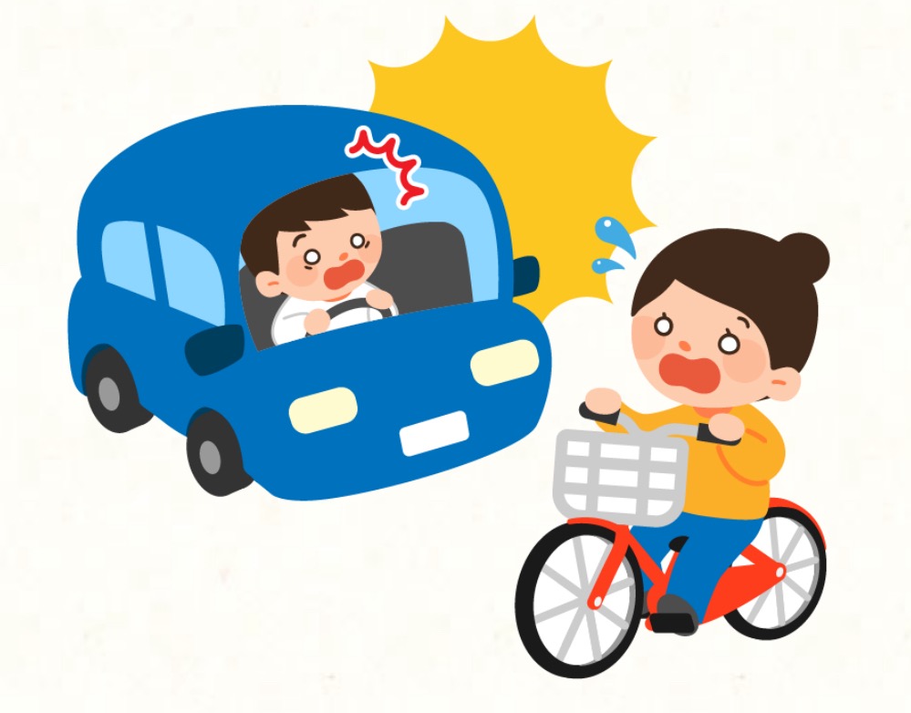 自転車と車の事故の過失割合(￣▽￣;)