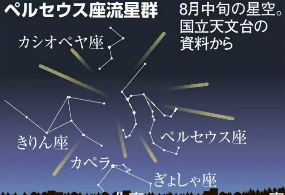ペルセウス座流星群★( *´艸｀)