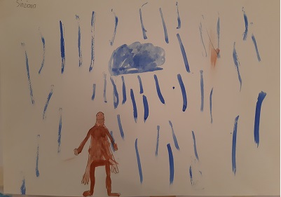 ...im Regen.... , zum Thema "Element Wasser", von Sinziana  B.
