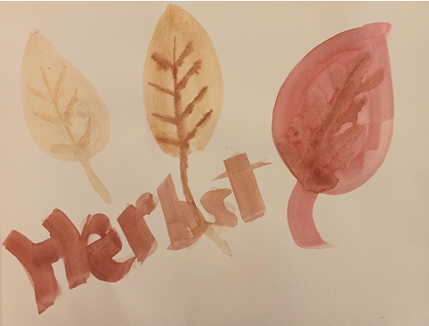 Herbstbild von Leonie H., 9 Jahre