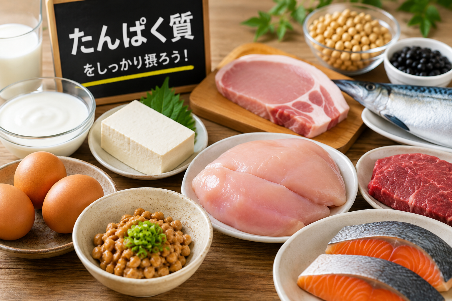 たんぱく質が足りてないと…
