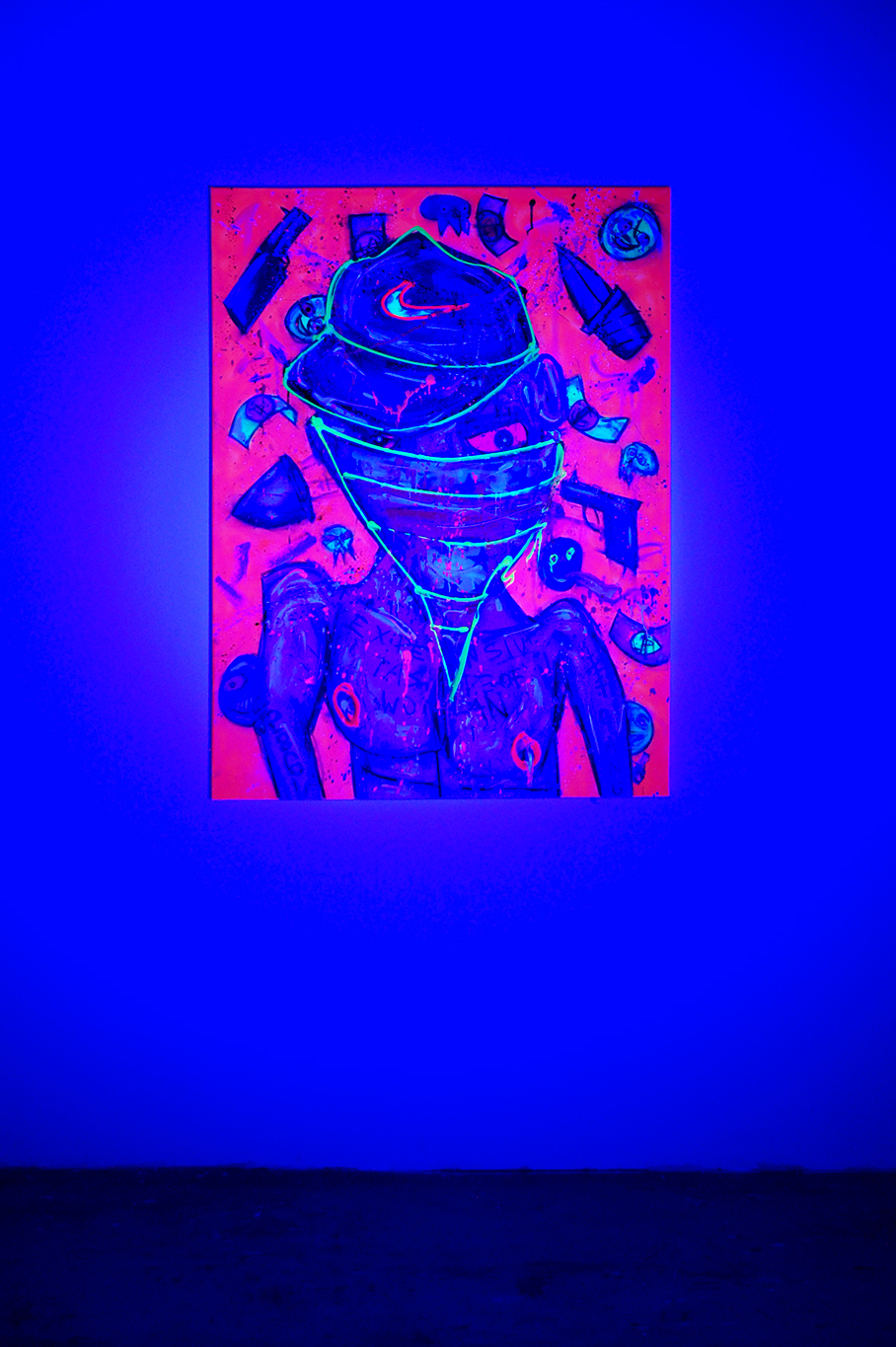 BEVERLY KILL BILLY, 2018, mixed media on canvas, 120x90cm 