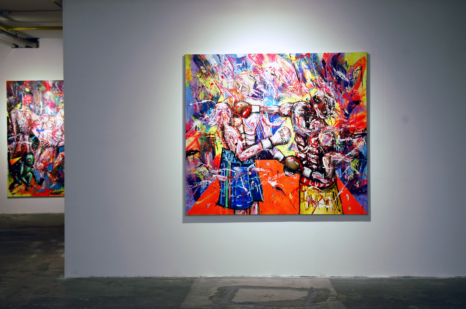 POWER, 2018, mixed media on canvas, 150x170cm 