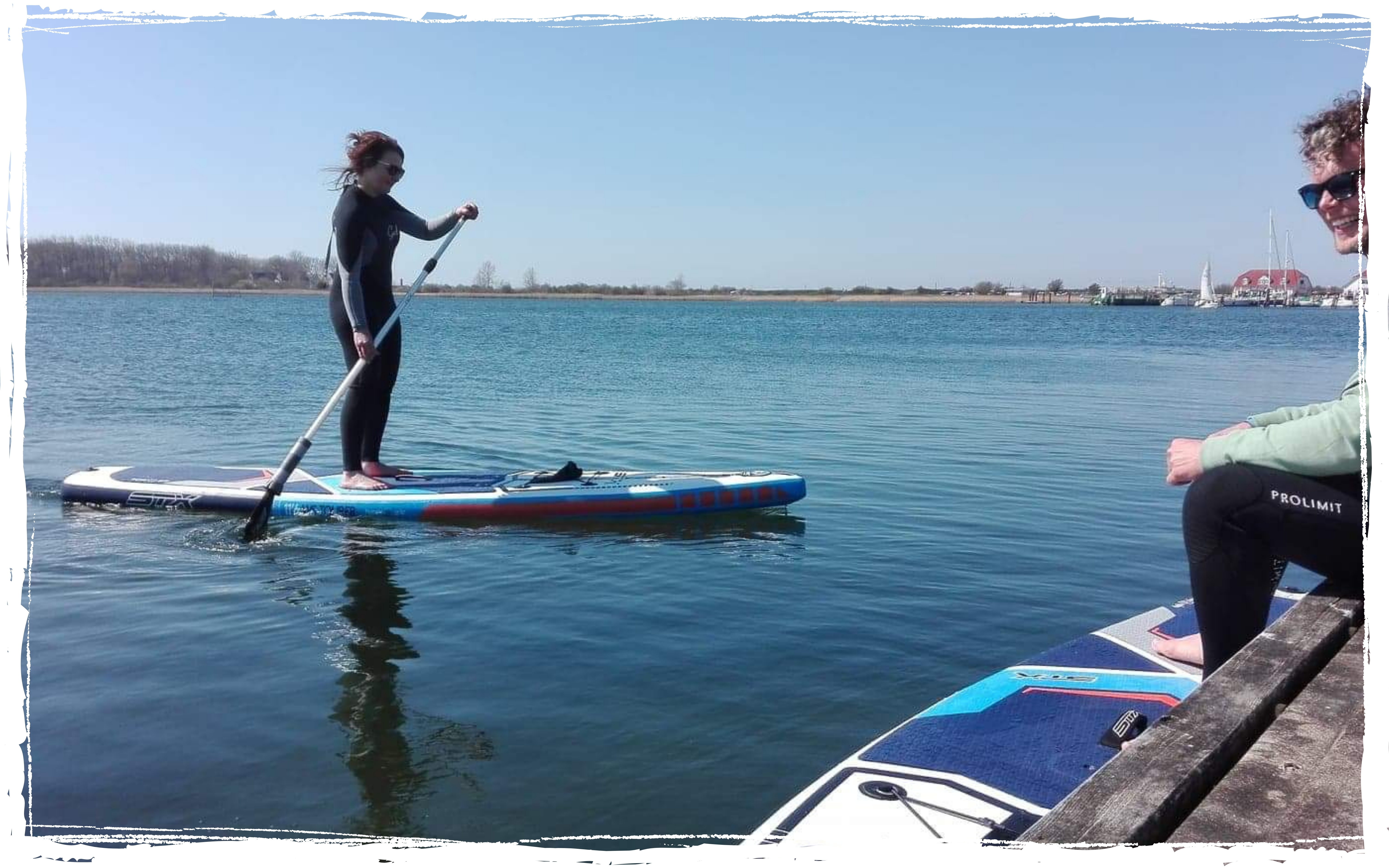 SUP Kurs im Stehbereich vom Salzhaff in Mecklenburg Vorpommern