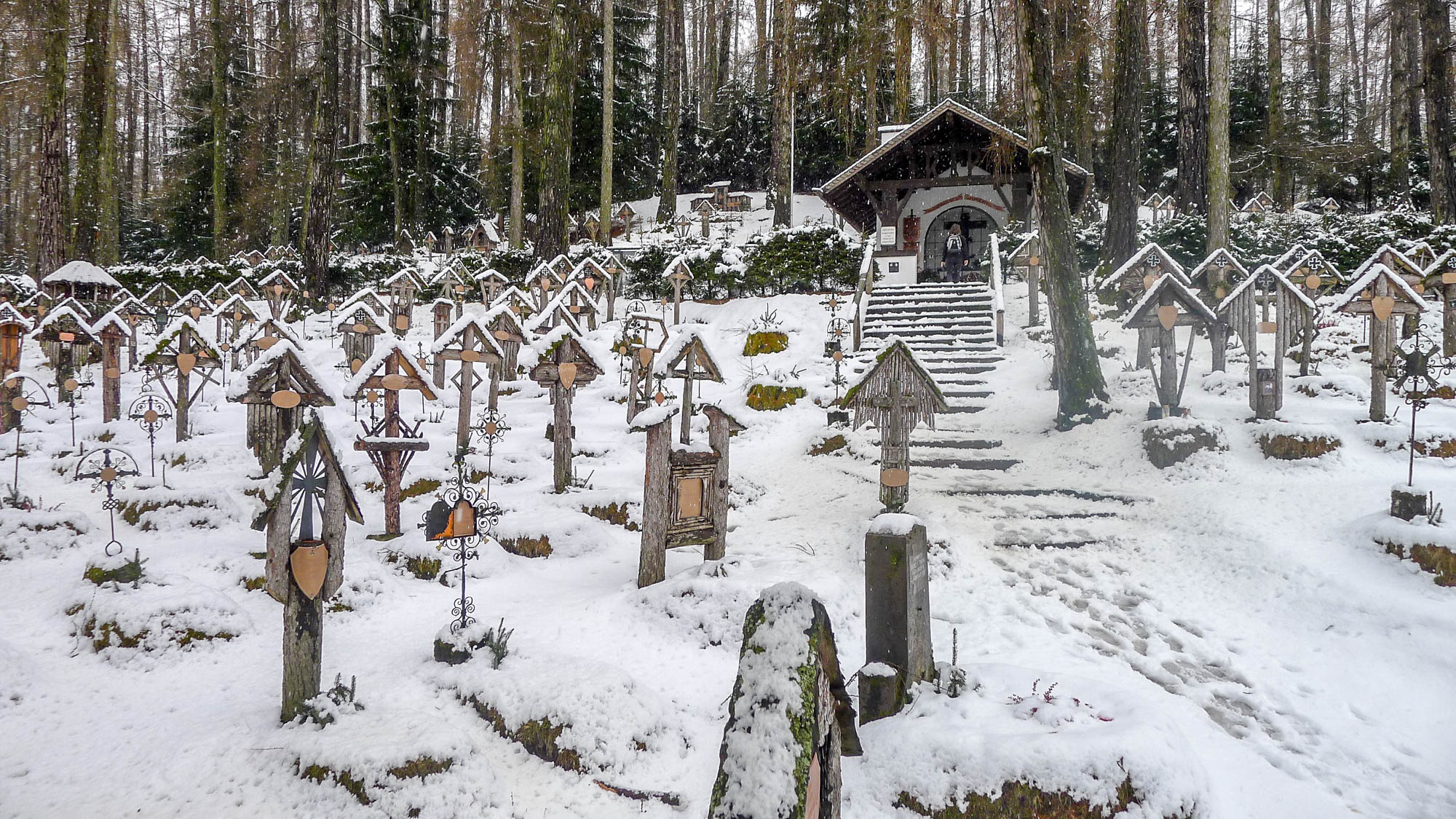 Der Waldfriedhof in Bruneck