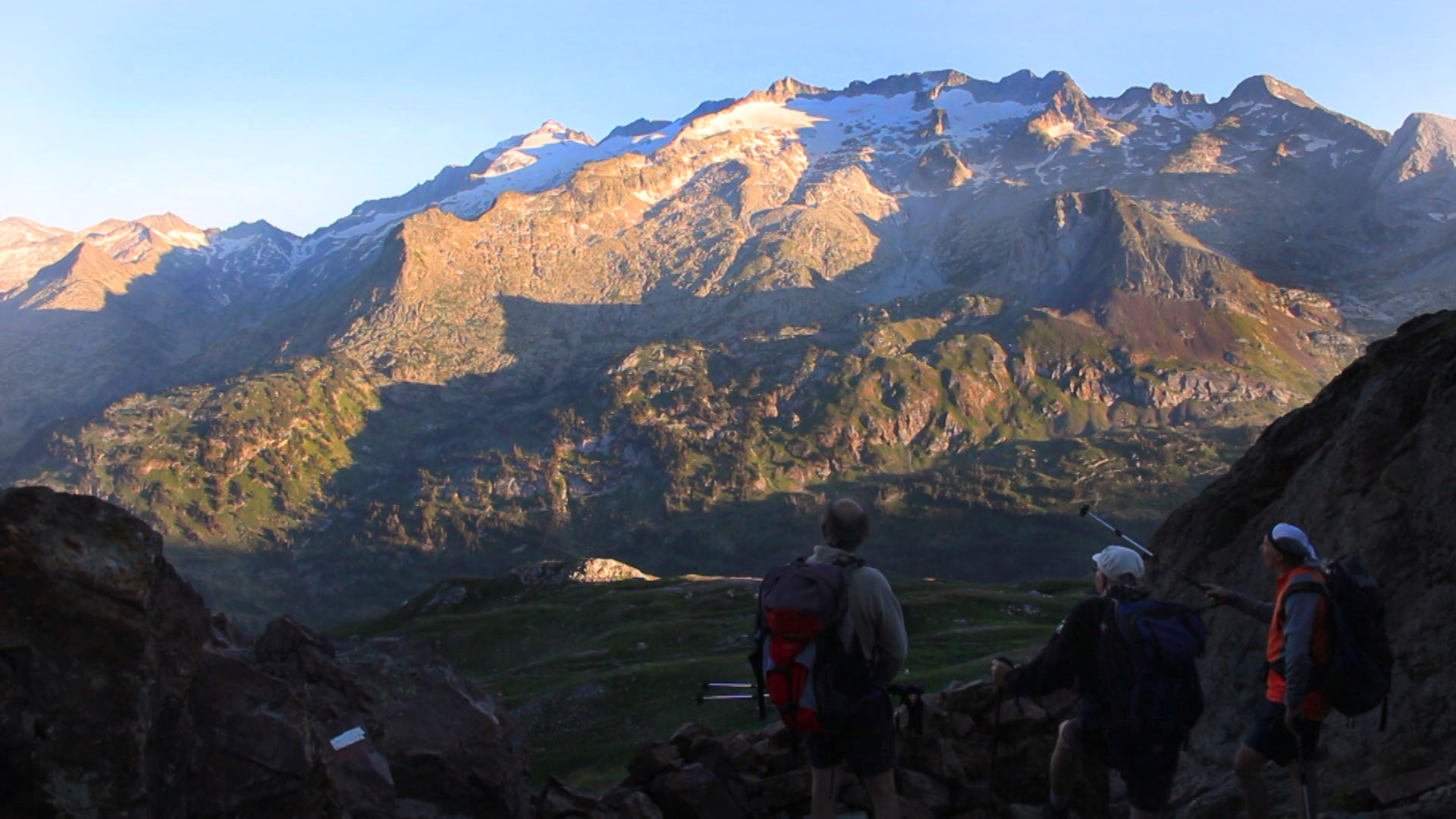 Coucher de soleil sur la Maladetta