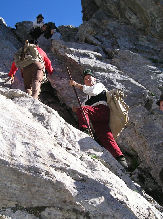 Escalade dans le couloir