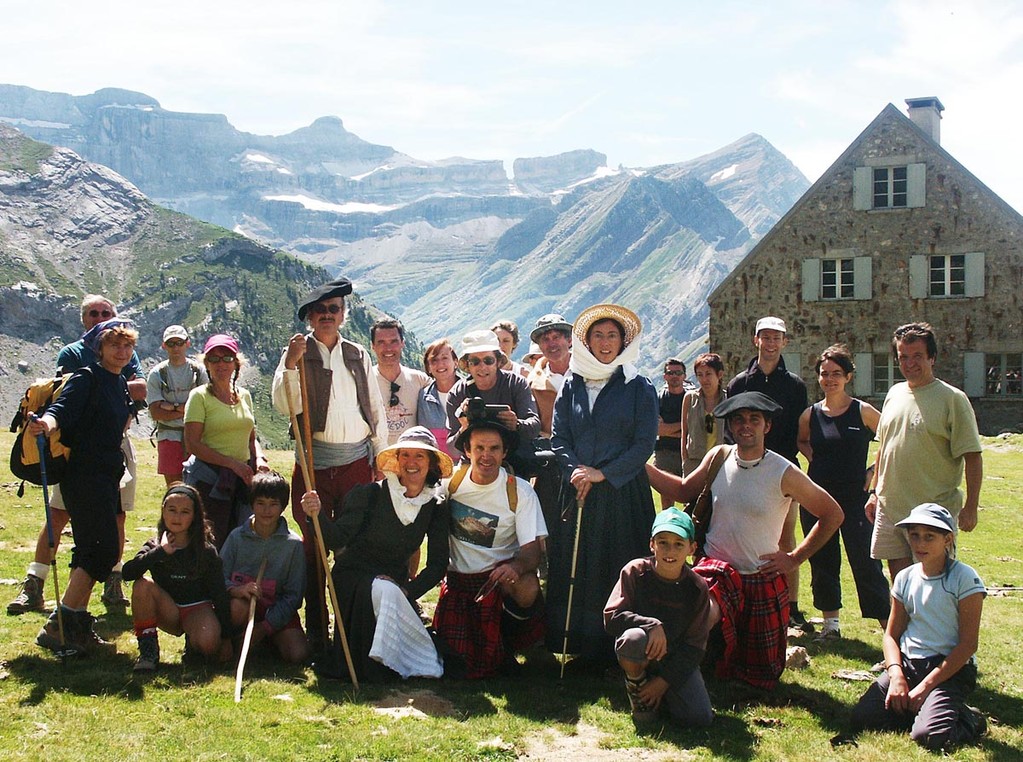 L'équipe du tournage aux Espuguettes