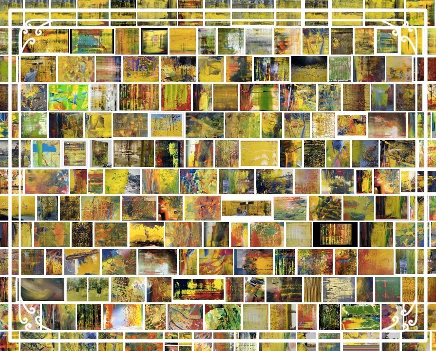 Gerhard Richter Gemälde Querschnitt