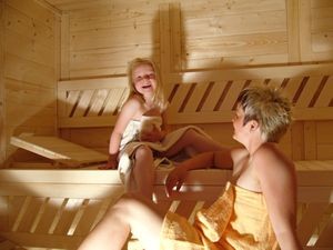 Ferienwohnungen Ostseewinkel, Sauna, große Saunakabine