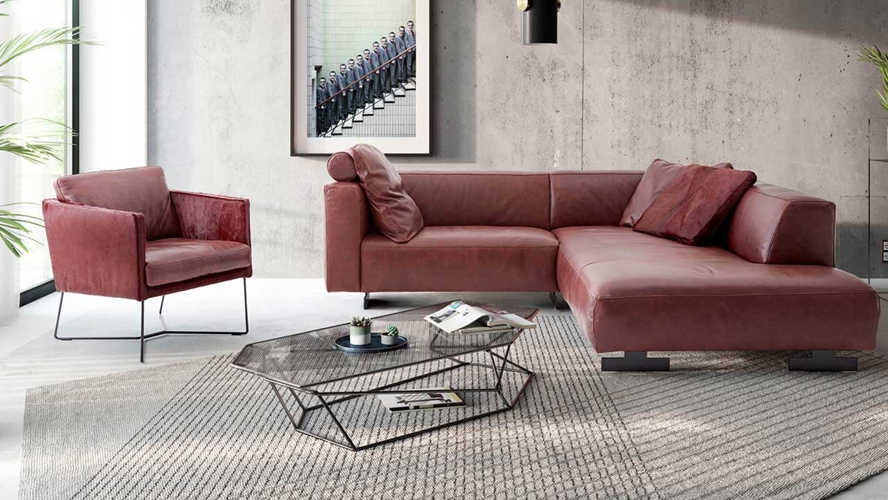 Hochwertige Designmöbel aus edlem Leder und anderen feinen Stoffen bzw. Tüchern mit einzigartiger Optik und Haptik.