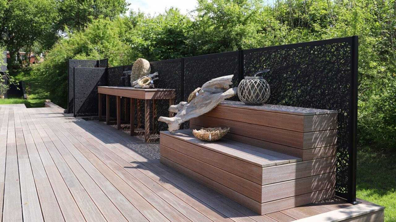 Sichtschutz bzw. Trennwände aus Basaltfasern für eine einzigartige Optik 