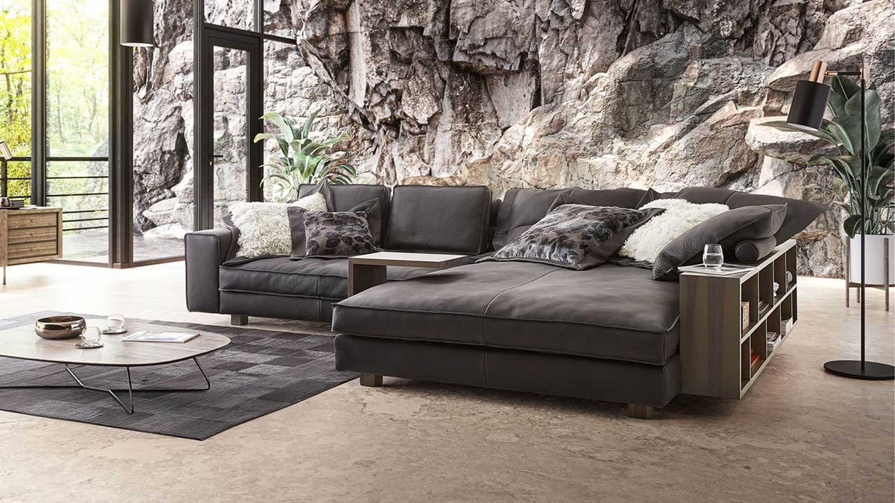 Hochwertige Designmöbel aus edlem Leder und anderen feinen Stoffen bzw. Tüchern mit einzigartiger Optik und Haptik.