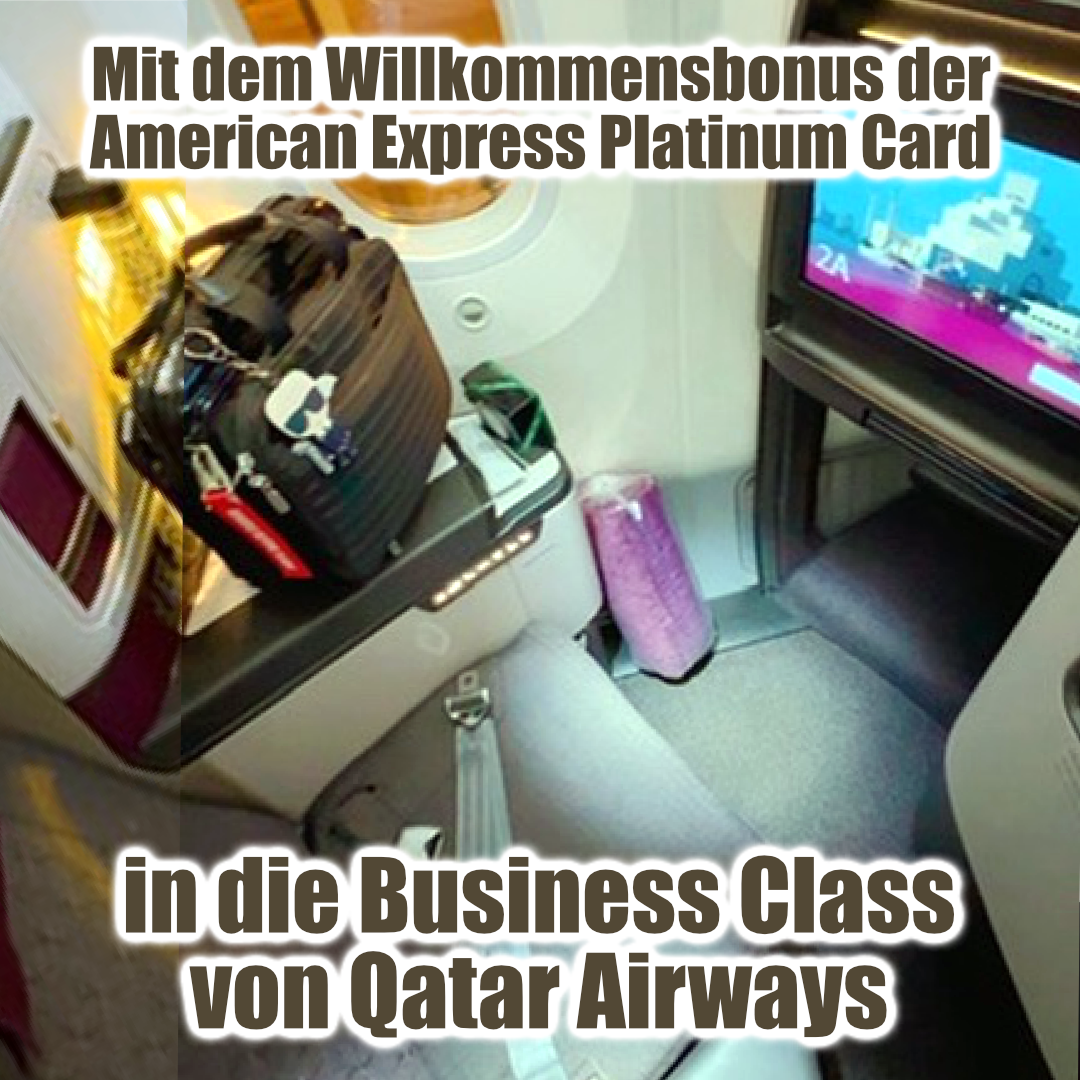Mit dem Willkommensbonus in die Business Class von Qatar Airways
