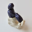 by Mirjam Veldhuis, Knopjens blauw, porcelain and glaze, H.12 x B.11 x 7 cm/ Gallery colletion