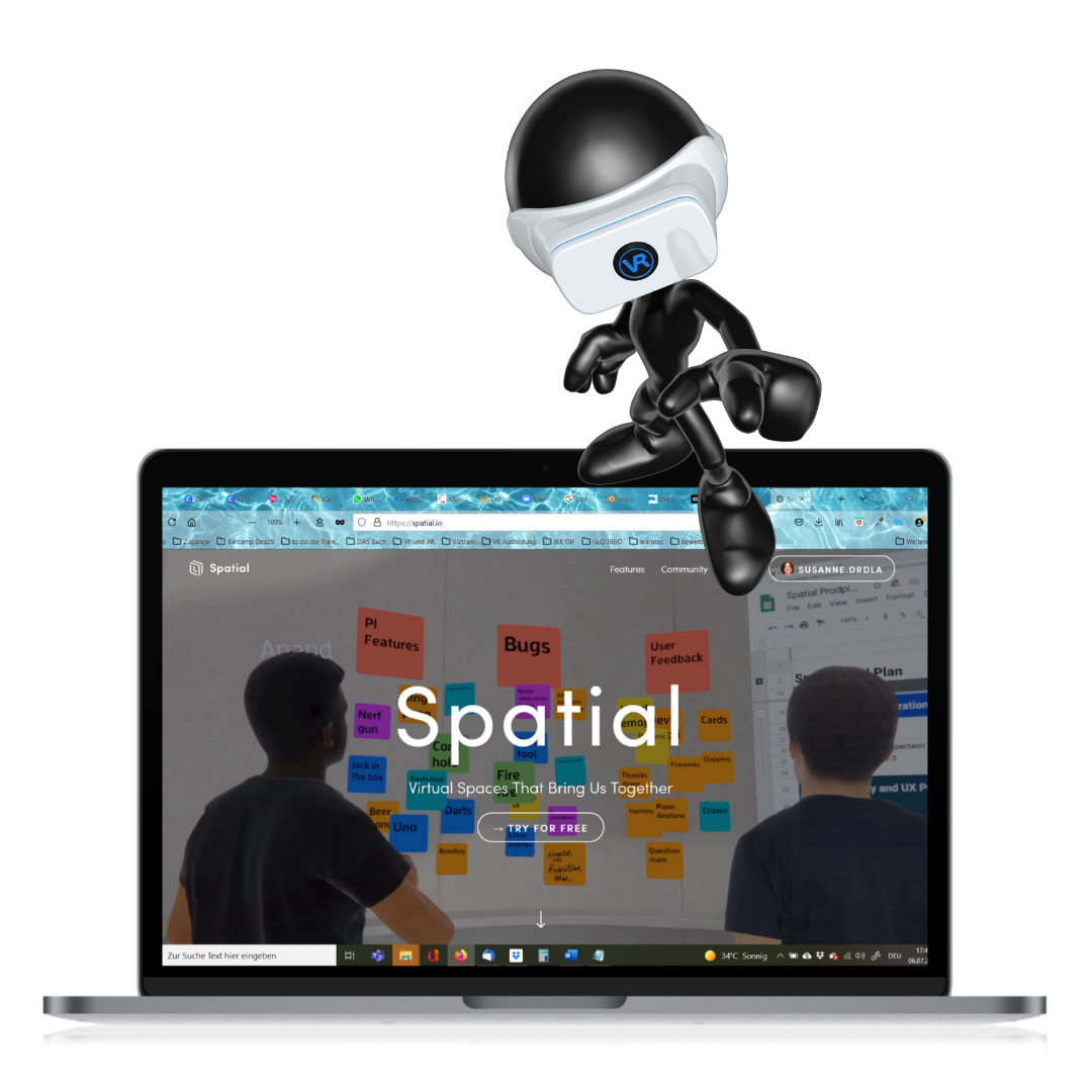 Virtuelle Trainingsplattform getestet - spatial.io