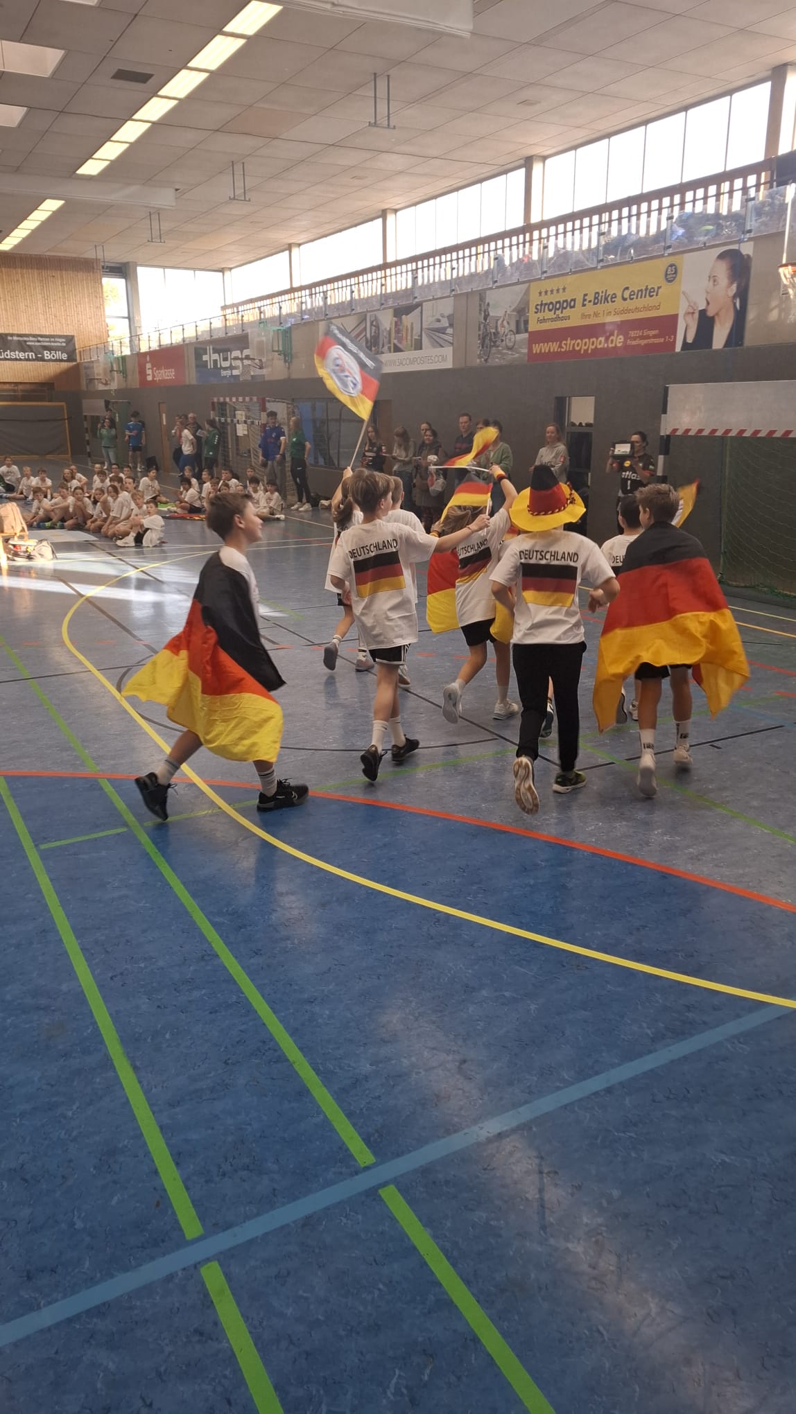 Die Energie der Kinder war zu spüren
