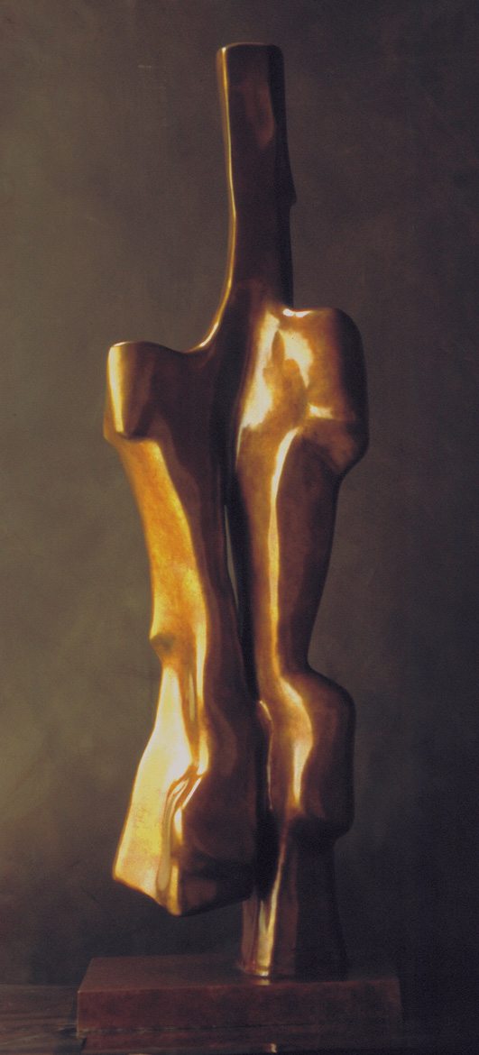 EXIL, Bronze - 12 X 46 po. (30 X 117 cm)