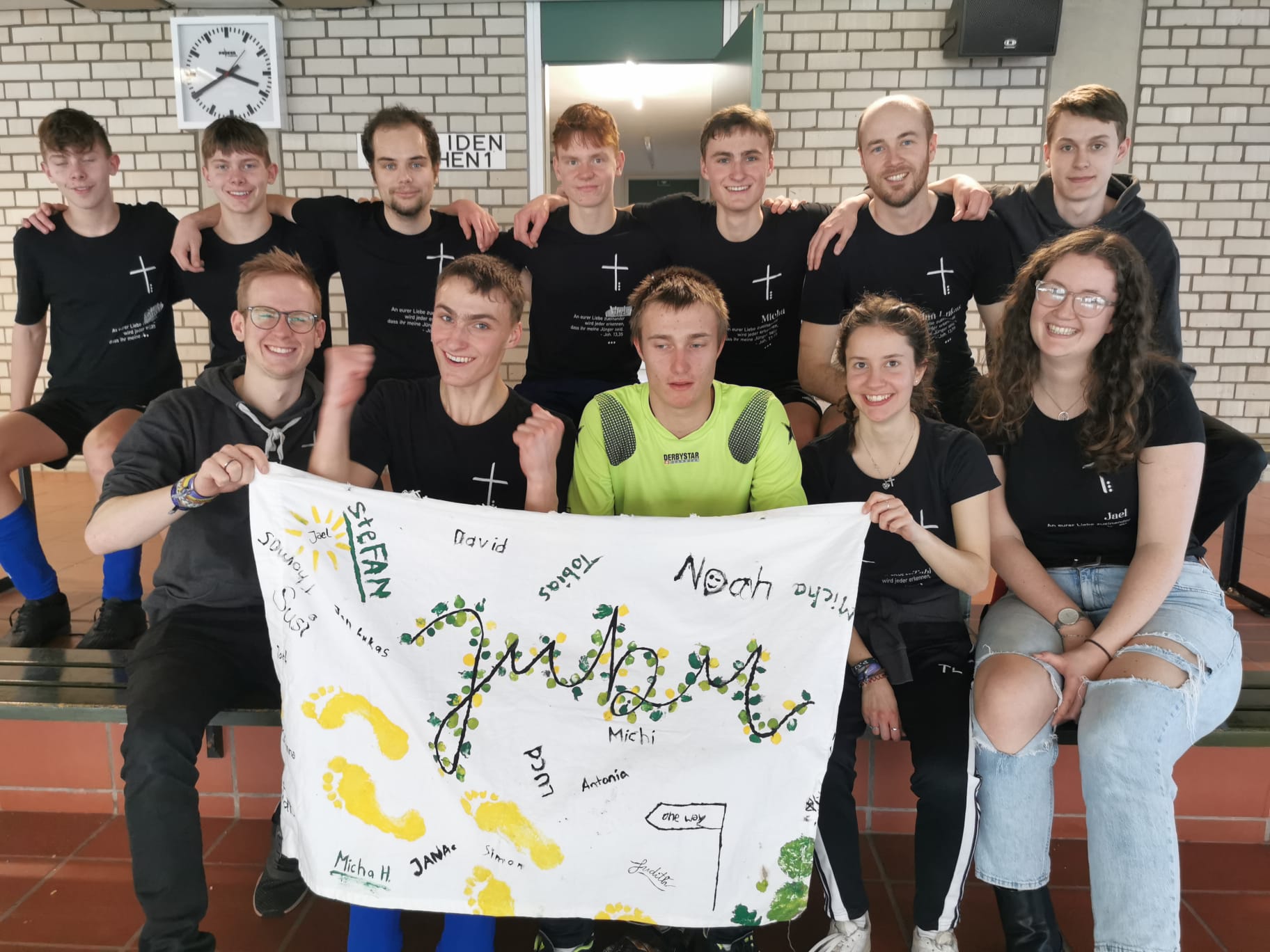 Unser Jugendkreis beim Fußballturnier in Uffenheim