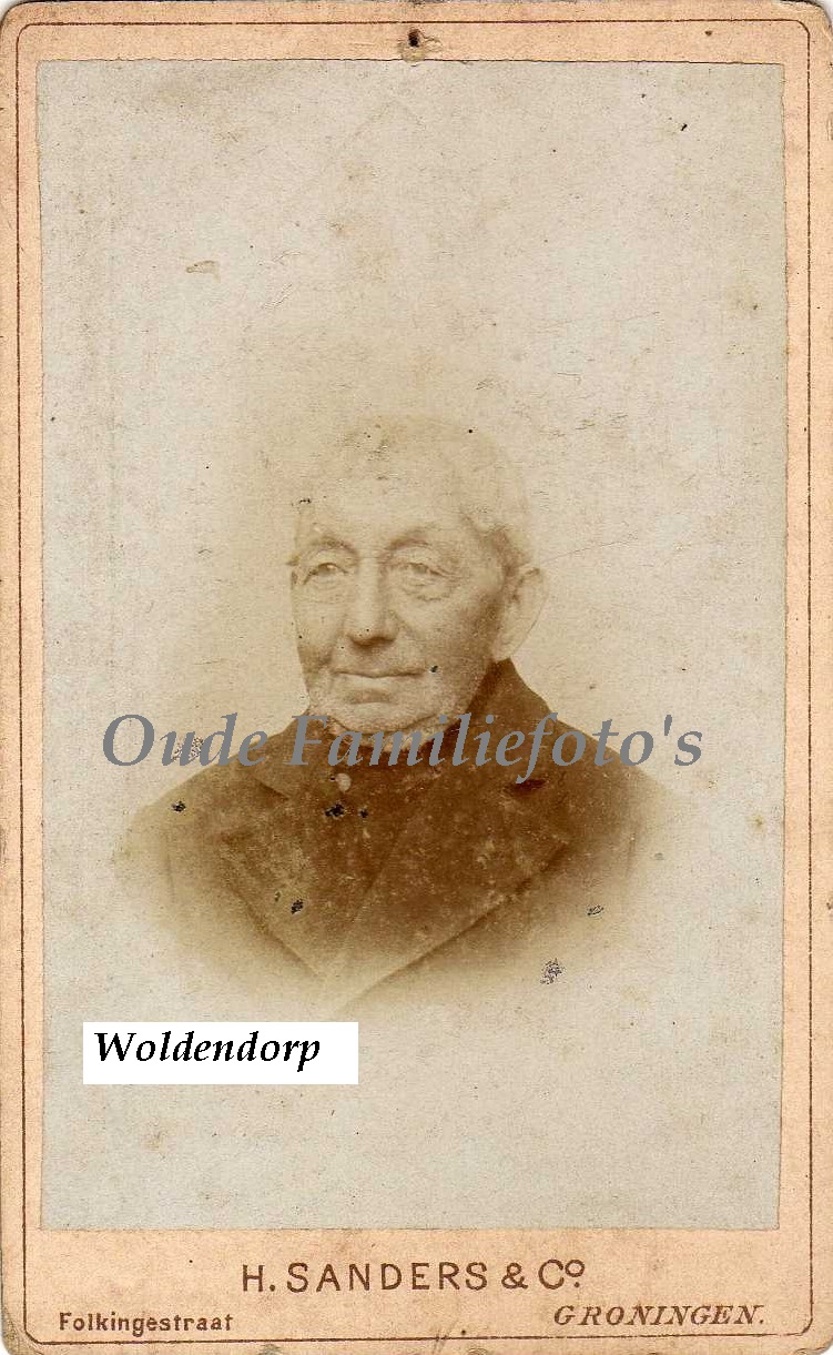 Woldendorp, Jan. Geb. 8-5-1836 Harkstede Ovl 28-6- 1916 Ten Boer. Getrouwd met Hendriktje Broeksema € 3,00