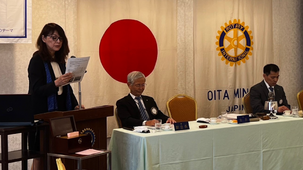 2024年7月15日 セブポートセンターRC 会長就任式